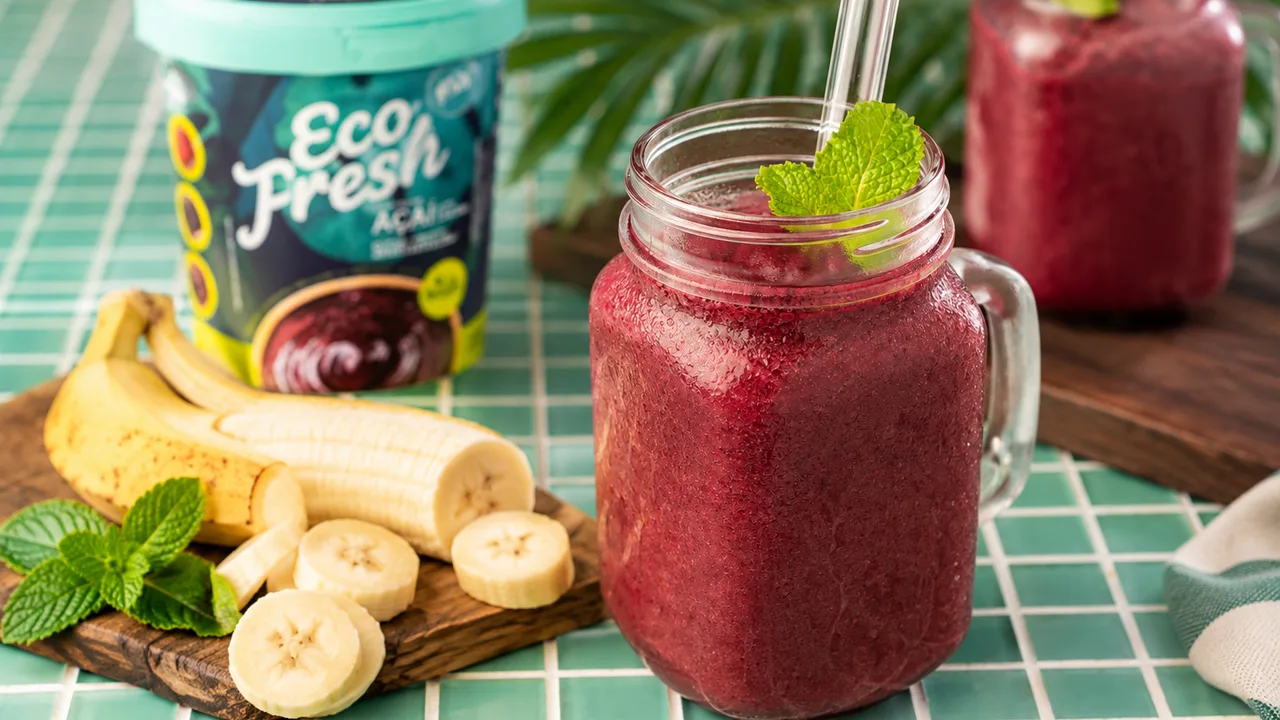 Açaí smoothie s bananom